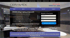 Desktop Screenshot of ceramex.com.au